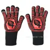Guantes Retardantes de Llama, Resistentes al Fuego, Resistentes a Altas Temperaturas hasta 800 Grados, Para Barbacoa BBQ, Horno de Microondas, Horneado, Guantes de Silicona Aislantes del Calor Anti-Escaldaduras