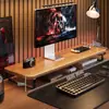 Soporte para Monitor de Computadora de Escritorio, Estante de Almacenamiento, Organizador de Escritorio, Soporte Extendido para Laptop, Sala de E-Sports