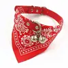 Correa para Perro Bufanda Triangular con Cascabel para Perro Collar Bufanda para Perro Gato Mascota Collar Anti-Pérdida Accesorios para Perro Grande