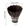 Volante de Bádminton Huan Yu de Moyu, Pluma de Pato Genuina, Vuelo Duradero y Estable, Adecuado para Entrenamiento, Disponible para Empaque al por Mayor y Logotipo Personalizado