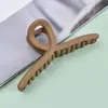 Pinza para el pelo de Cross esmerilado estilo coreano ins para Otoño e Invierno Pinza Elegante Pinza de Acrílico Color Caramelo Simple Accesorios para el Cabello