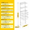 Colgador de Metal para Puerta Montado en Pared para Entrada, Cesta de Malla Multicapa para Almacenamiento de Ropa