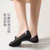 Calcetines de verano para mujer, finos, de color liso, estilo japonés, de boca baja, invisibles, antideslizantes, transpirables, de algodón, que no se caen.