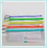 Fornecimento de fábrica saco de embalagem de plástico macio de PVC saco portátil de PVC com zíper saco transparente de PVC para lavagem
