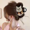 Pinza para el Cabello para Mujer, Tamaño Mediano, Adecuada para Cabello Fino, Pasador Lindo para la Parte Trasera de la Cabeza, Accesorio para el Cabello Tipo Pinza de Tiburón