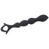 Plug Anal de Tracción Manual para Mujer Backcourt Silicona Cuentas Palo sm Expansor Anal Productos Sexuales para Adultos