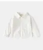 Camisa para Niños al por Mayor Camisa de Manga Larga de Tela Oxford para Niños 2026 Otoño Nuevas Llegadas Camisa de Bebé Moderna Dropshipping