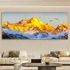 Rizhao Golden Mountain Porcelana de Cristal Pintura Decorativa Pared de Fondo de Sofá de Sala de Estar Soporte de Montaña Pintura Colgante Proyecto de Hotel B&B Venta al por Mayor Individual