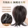 Peluca Trenza de Cola de Caballo Alta para Mujeres, Aumento de Volumen de Cabello Sin Costuras de Celebridad de Internet, Pinza de Garra de Cabello Sintético Esponjoso Natural de Corona Alta, Trenza Falsa