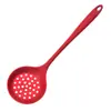 Espátula de Silicona Espátula China Resistente a Altas Temperaturas Antiadherente Cuchara de Silicona Juego de Espátulas Cuchara para Sopa Colador Utensilios de Cocina para Cocinar Juego de Tres Piezas