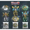 Robot Transformable Giroscopio de Punta de Dedo Jujing Transformación por Rotación en el Dedo Juguete de Descompresión para Niño Dos en Uno