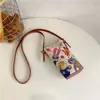 Nueva Cartera de Teléfono de PU de Dibujos Animados Creativa de Moda para Niños, Bolso Cruzado Portátil, Bolso de Hombro de Anime para Mujer