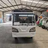 Camión de basura eléctrico de cuatro ruedas propiedad comunidad camión de basura de nueva energía 6-10 barriles vehículo de transferencia de basura