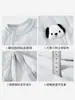 Enterizo acolchado Clase A para bebé, diseño asimétrico para recién nacido, protección para la barriga, traje de una pieza para bebé, Otoño/Invierno, engrosado, cálido, para gatear al aire libre