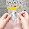 Avión Pequeño Propulsado por Viento, Vehículo Eléctrico, Bicicleta Luminosa, Coche Decorativo LED Propulsado por Viento, Luces de Atmósfera Coloridas