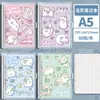 Cuaderno de Hojas Sueltas de Cuero Suave de PVC A5 Engrosado de Aspecto Elevado Suave Lindo Set Pequeño Nota Diario para Estudiantes
