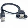 Línea de extensión USB 2.0 de uno a dos USB uno Revolución dos hembras línea de datos de carga USB de doble capa línea USB de uno a dos