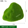 Pedra de Musgo Artificial Parede de Plantas Verdes Musgo Bonsai Bonsai Micro Paisagismo Enfeite DIY Decoração Pedra de Cabelo Artificial Decoração