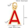 S15 Acessórios Populares Europeus e Americanos Cor Popular Europeia e Americana Alfabeto Marca Pingente de Colar