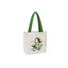 Bolsa de Lona com Logo Estampado, Bolsa Pai e Filho, Bolsa de Ombro Estilo Ins, Mercadoria Cultural e Criativa, Bolsa Promocional de Compras Ecológica