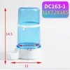 Tubo Doble Propósito Transparente para Agua y Comida de Pájaros Tubo Simple Comestible para Agua de Pájaros Tubo Comestible de PP Esófago de Agua Azul