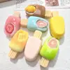 Accesorios de resina para helado de frutas simuladas DIY, pegamento de crema, funda de resina para teléfono, manualidades de belleza, materiales de juguetes de comida, colgantes