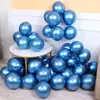 Globos de Metal de 5, 10, 12 y 18 pulgadas, Globo de Látex Cromado, Set de Globos para Habitación de Boda, Fiesta de Cumpleaños