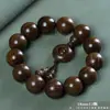 Pulseras de Cuentas de Sándalo Dorado para Budas, Joyería de Estilo Étnico, Cuentas de Oración, Cuentas de Madera, Cuentas Sueltas, Pulseras al por Mayor