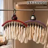 Cabide em formato de abóbora e diabo com prendedores, antiderrapante, para uso doméstico, especializado para pendurar roupas íntimas e meias, ferramenta multifuncional de armazenamento e varal de secar roupa.