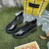 Zapatos de Uniforme JK Estilo Japonés Verano 2025 Primavera y Verano Aumentadores de Altura Suela Gruesa Estudiante Mary Jane Tacón Alto Retro Zapatos Individuales Uk