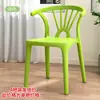 Silla de Plástico Moderna Nórdica Silla con Respaldo Engrosado para el Hogar Silla de Comedor Resistente y Duradera para Adultos Mesa y Silla de Comedor Extra Gruesas