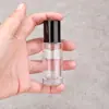 Em Estoque Atacado Frasco de Perfume de 20ml, Frasco de Perfume Redondo de Vidro com Tampa de Encaixe, Frasco Recarregável de Perfume Portátil com Borrifador Fino