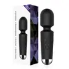 Explosões transfronteiriças pequeno cavaleiro av vibrador 20 frequência 8 velocidades silencioso choque forte masturbação feminina flerte suprimentos adultos