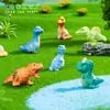 Novo produto transfronteiriço: Figuras Realistas de Dinossauros Animais Pequenos, Acessórios de Decoração de Jardim DIY, Pequenos Enfeites de Micro-Paisagem