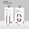 Caixa Retrátil de Três Cores, Embalagem de Cabo de Dados Dois-Para-Dois, Caixa Blister para Cabo de Carregamento de Cabeça Única, Caixa para Cordão de Celular