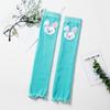 Nuevos calcetines de yoga y danza para niños de otoño, calcetines deportivos para montar, calcetines largos cálidos para habitación con aire acondicionado, rodilleras, conejo de dibujos animados