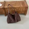 Bolso tote de ante transfronterizo para mujer, nueva colección otoño 2026, con una textura de alta calidad, diseño casual y minimalista, adecuado para el uso diario, y se puede llevar como bolso de hombro o de axila