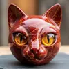 Amazon Transfronterizo Escultura de Piedra de Gato de Lujo Escultura de Piedra de Gato de Lujo Adorno de Resina de Gato Xiyin