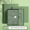 Conjunto de Caixa de Presente com Caderno e Fivela de Negócios com Logotipo Personalizado para Empresa, Escola, Escritório, Anotações de Reunião e como Presente Souvenir