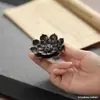 Suporte para Incenso Lótus Três Tesouros Suporte para Incenso Placa de Incenso Bronze Antigo Suporte para Incenso Queimador de Incenso Multifuncional Três em Um Suporte para Incenso Interno Uso Doméstico