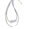 Acessórios de Colar de Pérolas Naturais para Mulheres, Corrente de Clavícula com Contas de Zircônia em Camadas para o Verão, Joia de Pescoço de Luxo Leve de Nicho de Alta Qualidade
