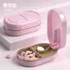 Cortador e Divisor de Pílulas, Divisor de Pílulas para Cortar ao Meio, Ferramenta de Corte de Pílulas, Ferramenta Portátil de Medicamentos para Viagem