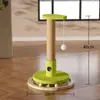 Marco de escalada para gatos, casa para gatos, árbol para gatos, rascador vertical integrado para gatos, compacto y ahorra espacio, duradero y resistente a los arañazos