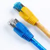 Conector de Cristal para Cable de Red de 8.0 mm de Apertura, Conector de Cristal Rj45 Categoría 6A, Funda Protectora Categoría 7, Funda Protectora de PVC Ecológica