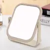 Espelho Dupla Face Estilo Ins Celebridade da Internet Espelho Giratório para Maquiagem de Dormitório Espelho Princesa de Mesa para Estudante Espelho de Maquiagem Portátil