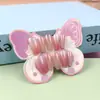 10 Piezas de Ojo de Gato de Cristal Manicura Infantil Gradiente Rosa y Blanco Pegatinas para Uñas de Niña 10-18 Años Niños Usan Pegatinas para Uñas