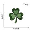 Novo Produto Adesivo de Tecido Adesivo de Paisagem Verde Padrão da Moda Bordado Computadorizado Selo Decoração de Casaco Trench Coat Bordado de Flores Ding