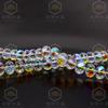 2/3/4/6/8/10mm Imitación Swarovski K9 Diamante Austriaco Premium Forma de Ábaco Cristal de Vidrio Tallado Brillante Cuentas Planas