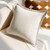 Fronha Fofa Simples Marrom Estilo Ins Simples Animal Antigo Meio Sala de Estar Almofada de Sofá Cama Animal Creme