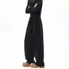 2025 Nova Calça de Moletom Scimitar Extra Longa Tamanho Grande Masculino Marca Tendência Moda Streetwear Americano Calças Esportivas Casuais Calças Masculinas